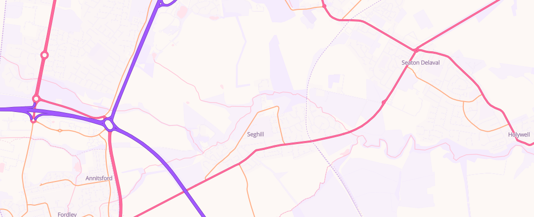 Map showing Henderson Motor Engineers Ltd, Cramlington