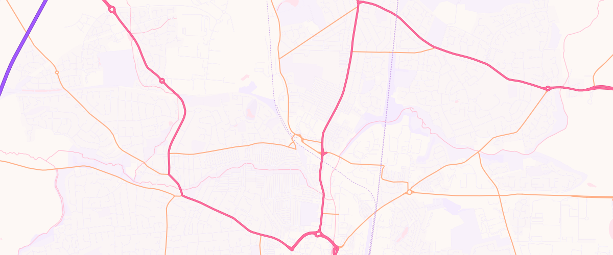 Map showing the location of Mfg Morrisons Darlington North