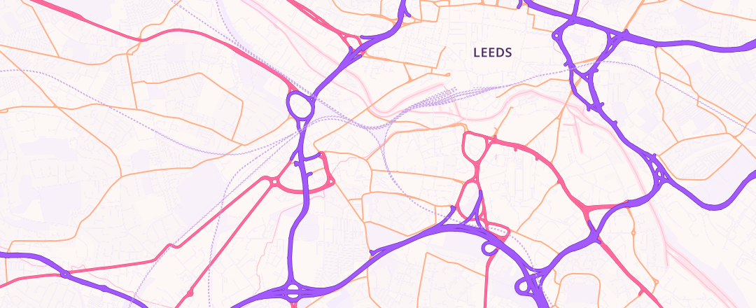 Map showing Ian Bentley Fleet Services, Leeds
