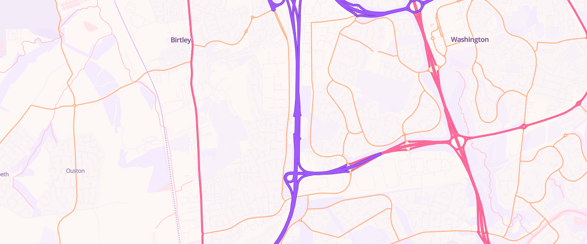 Map showing the location of Washington North Service Area