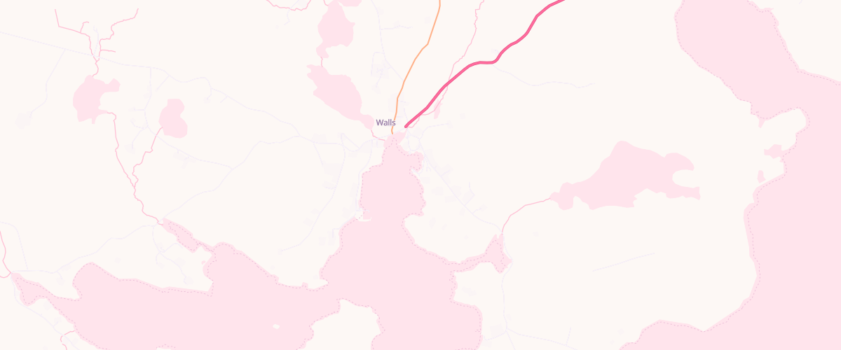 Map showing the location of Walls Shop