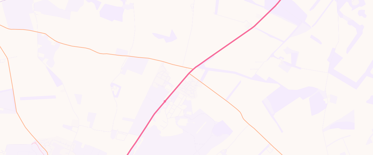 Map showing the location of White Horse Service Station