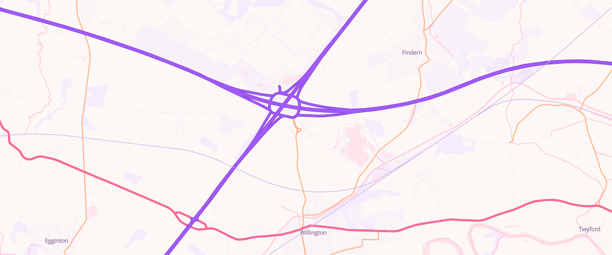 Map showing the location of Shell Little Waitrose Derby