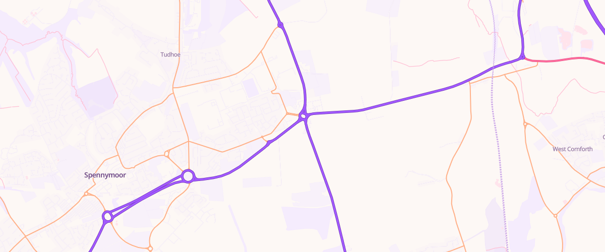Map showing the location of Pgg Thinford North