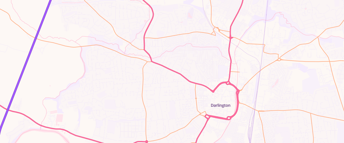 Map showing the location of Shell Woodland Road
