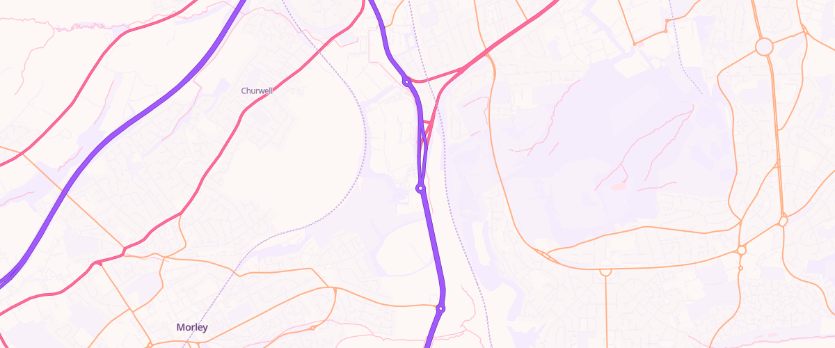 Map showing the location of Woodman Service Station