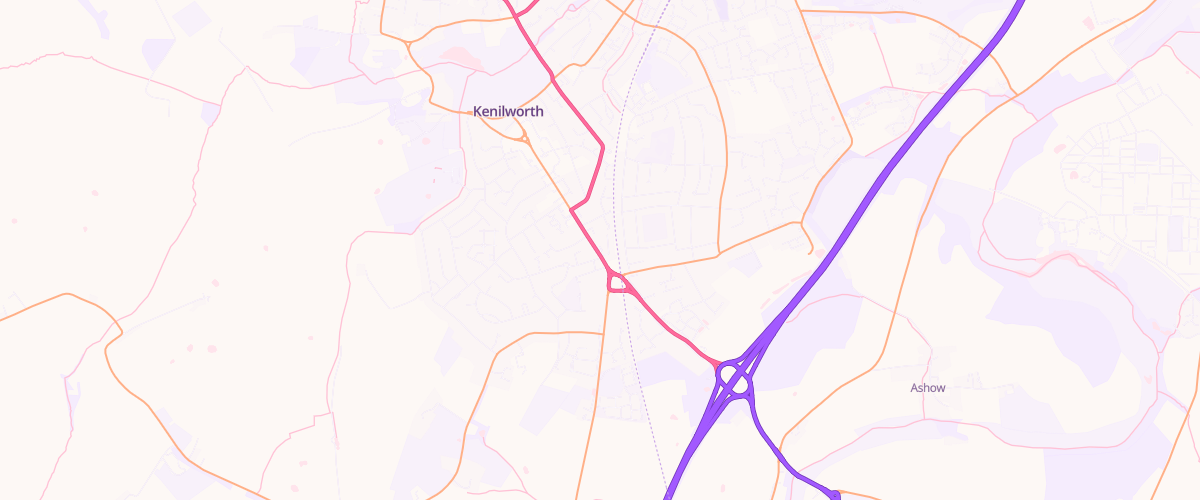 Map showing the location of Mfg Kenilworth