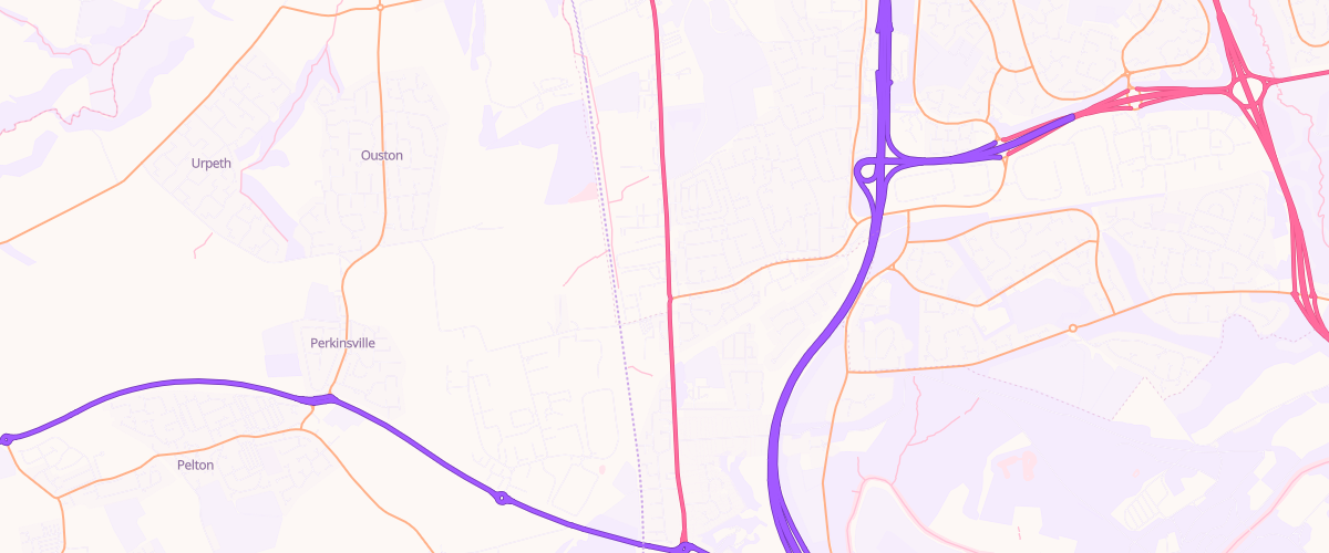 Map showing the location of Mfg Vigo Lane