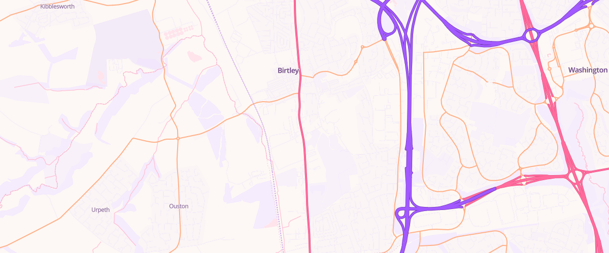 Map showing the location of Durham Road Filling Station