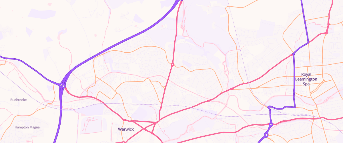 Map showing the location of Guyscliffe Sf Connect