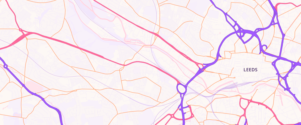 Map showing the location of Asda Armley Express Petrol