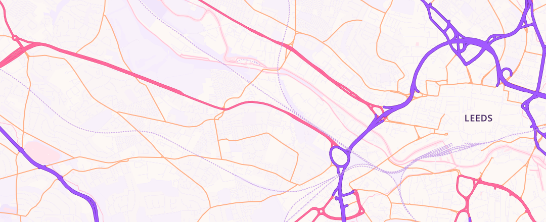 Map showing Mr Tyre Limited, Leeds