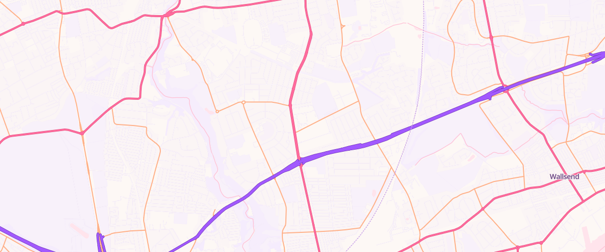 Map showing the location of Sainsburys Heaton Newcastle