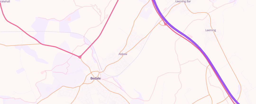 Map showing Chonka Mot And Vehicle Services, Bedale