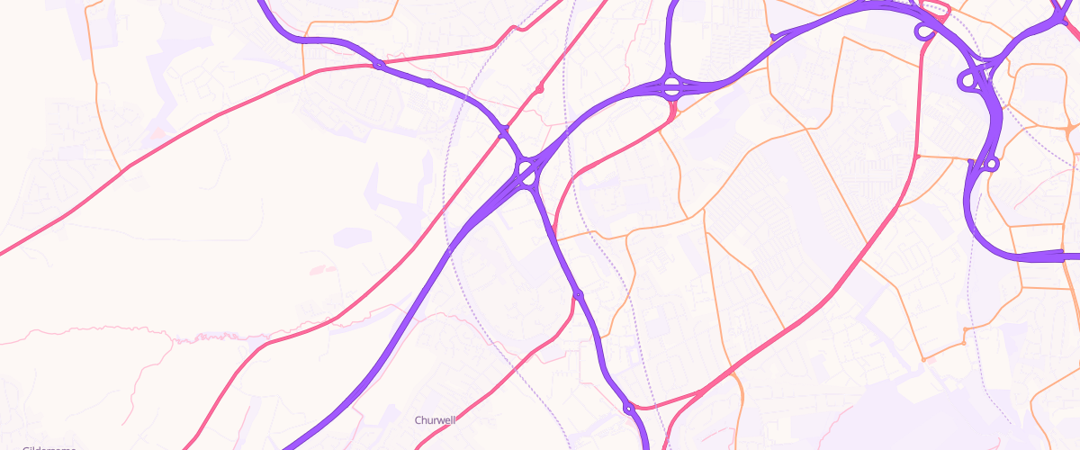 Map showing the location of Mfg Cottingley Hall