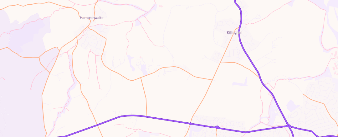 Map showing Acklams Beta Limited, Harrogate