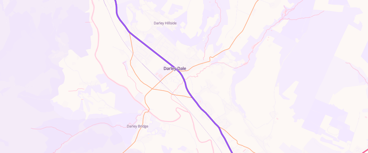 Map showing the location of Br Two Dales