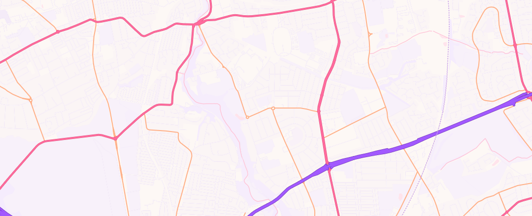 Map showing R & P Woods Motor Engineers, Newcastle Upon Tyne
