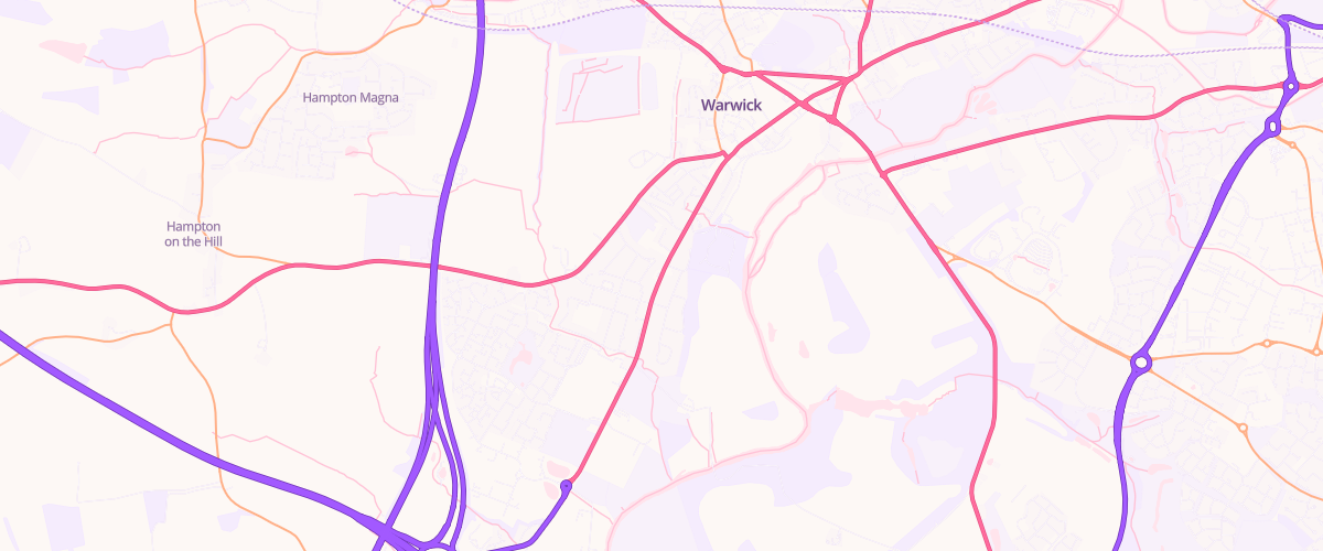 Map showing the location of Asda Stratrode Express Petrol
