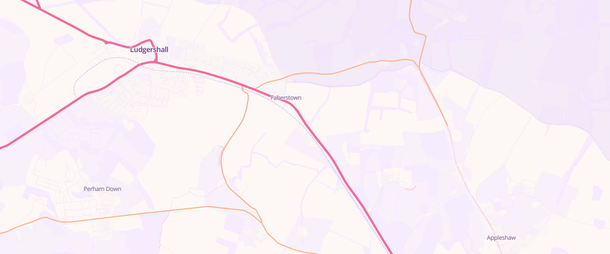 Map showing the location of Paddock Service Station