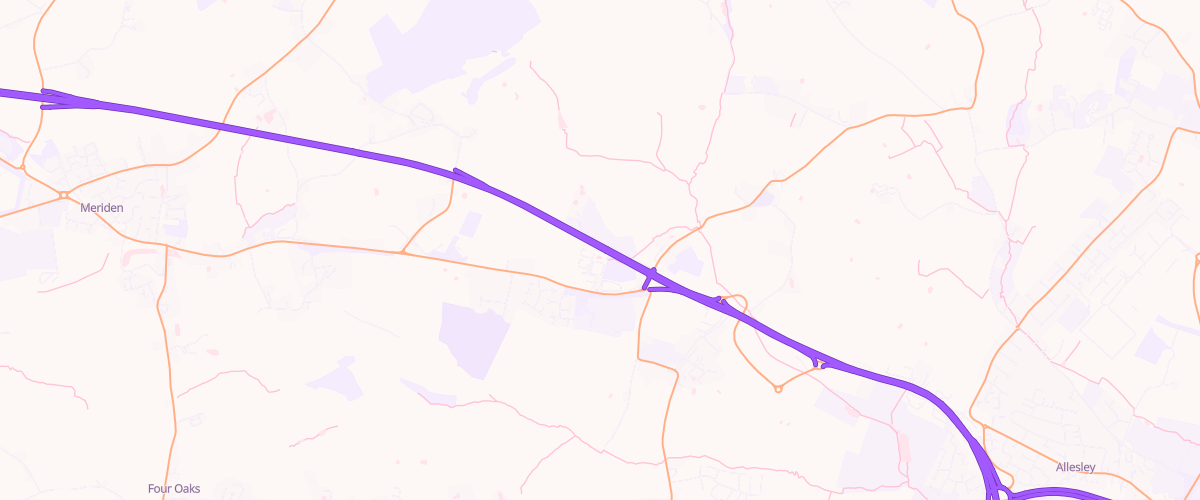 Map showing the location of Mfg Oak