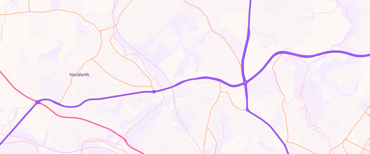 Map showing the location of Pgg Moor Grange