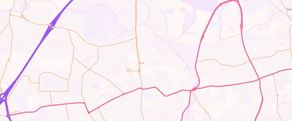 Map showing the location of Asda Gosforth Superstore