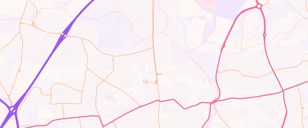 Map showing the location of Mfg North Road
