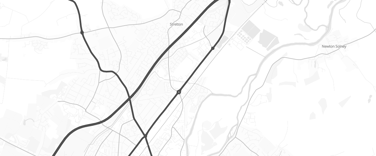 Map showing the location of Asda Javelin Express Petrol