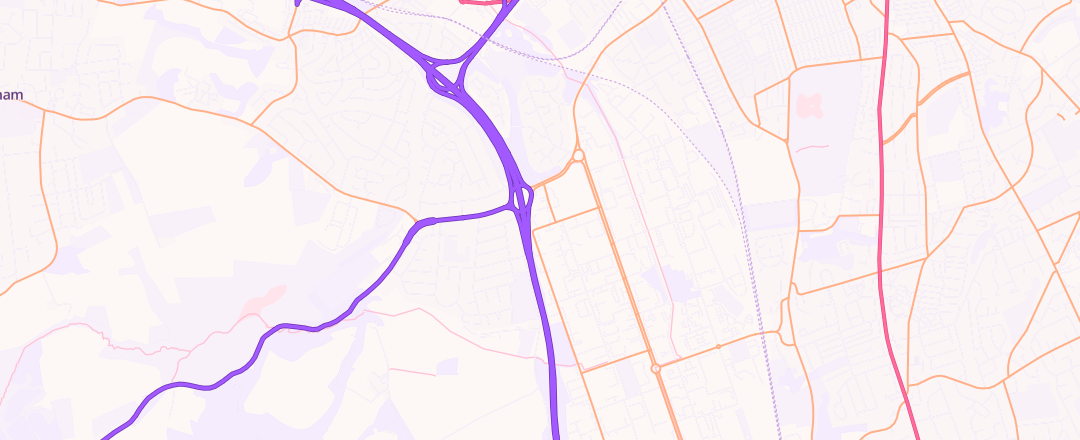 Map showing Tyrespot Ltd, Gateshead