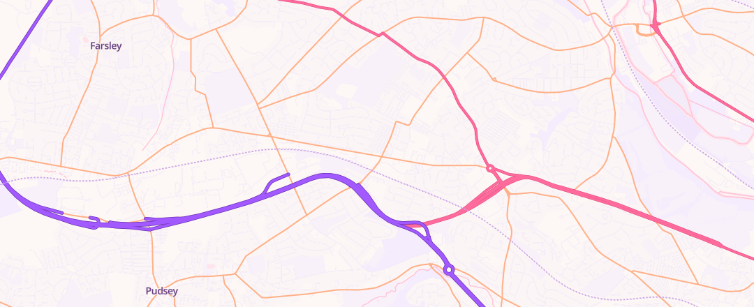 Map showing Station Garage, Bramley