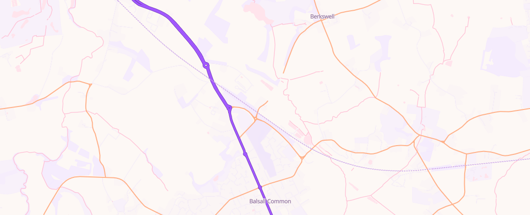Map showing Lavender Hall Auto Repairs, Coventry