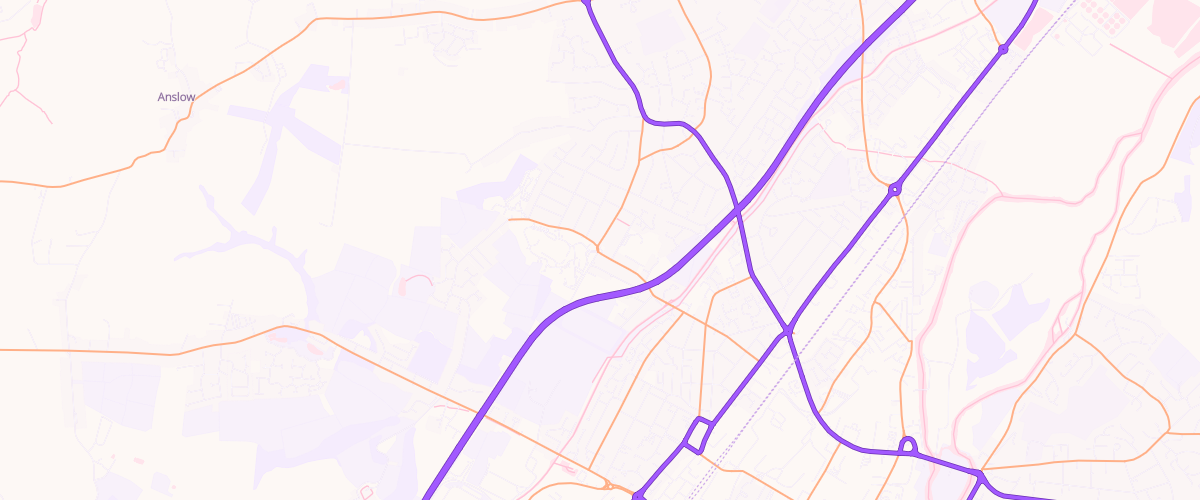 Map showing the location of Mfg Belvedere