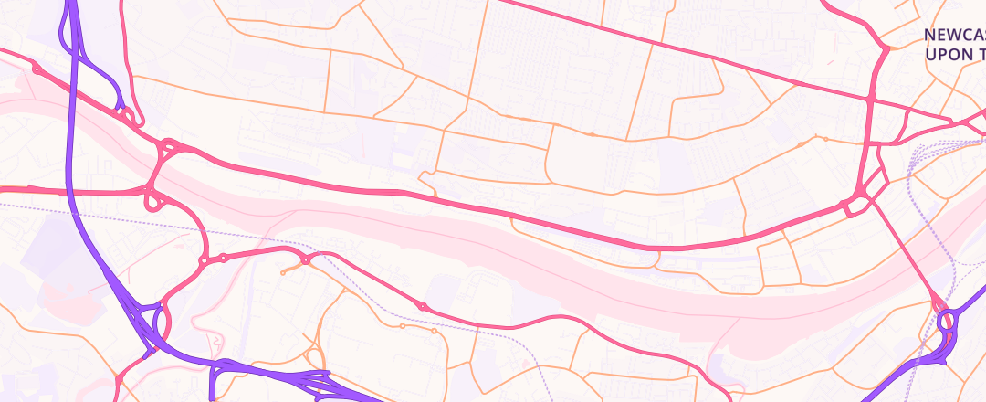 Map showing Vertu Ford Newcastle, Newcastle Upon Tyne