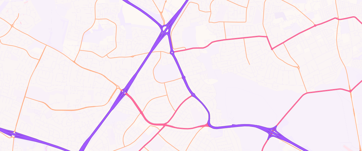 Map showing the location of Mfg Airport Way