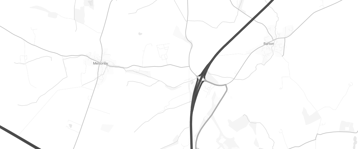 Map showing the location of Barton Park Service Area