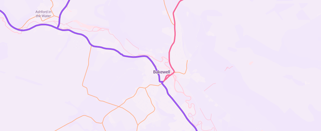 Map showing Mellors Elliot, Bakewell