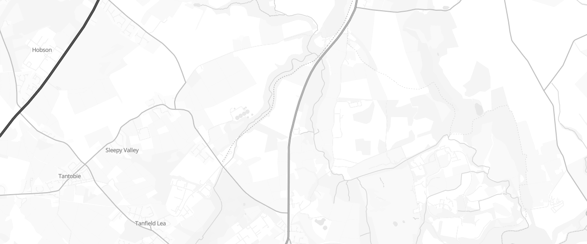 Map showing the location of Kip Hill Services