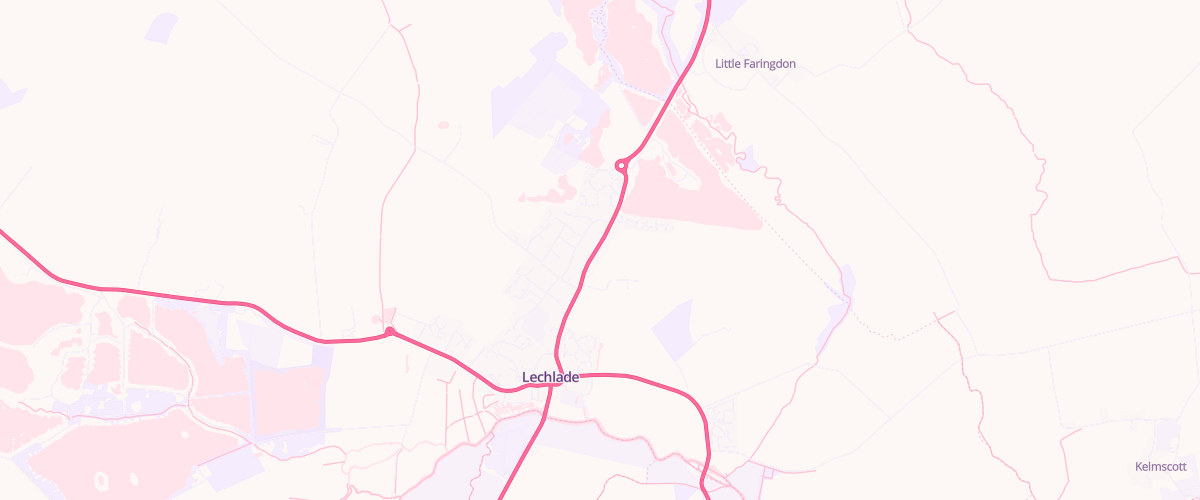 Map showing the location of Tgc Lechlade