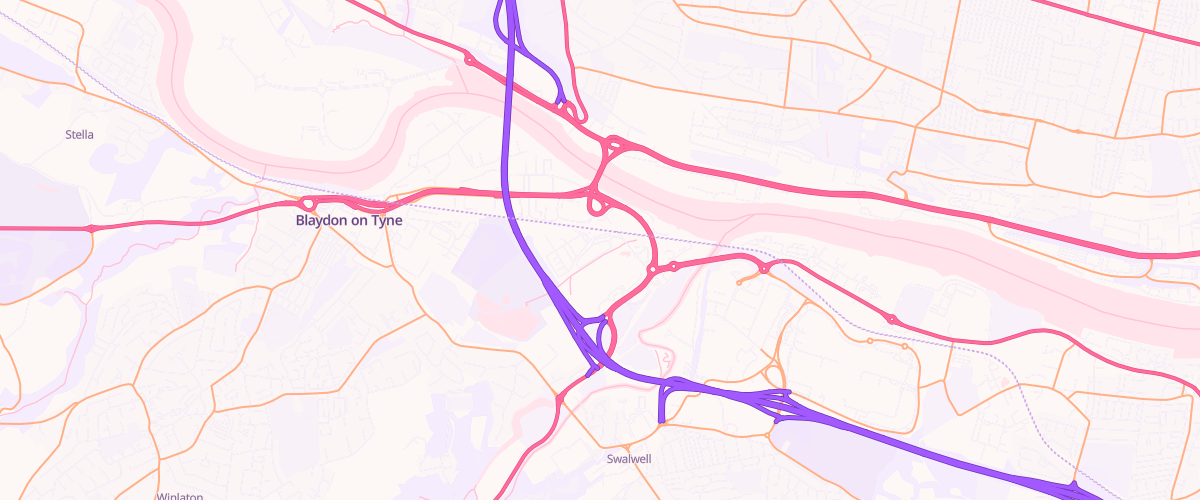 Map showing the location of Rontec Derwent