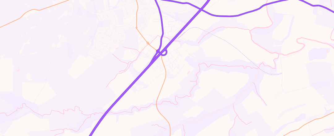 Map showing Northumberland County Council, Alnwick
