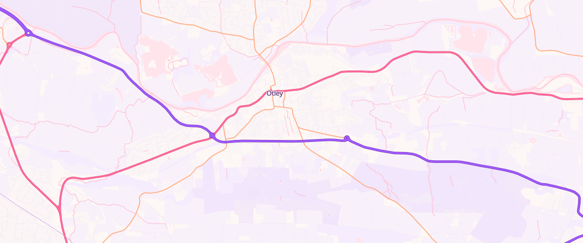 Map showing the location of Tate Oil