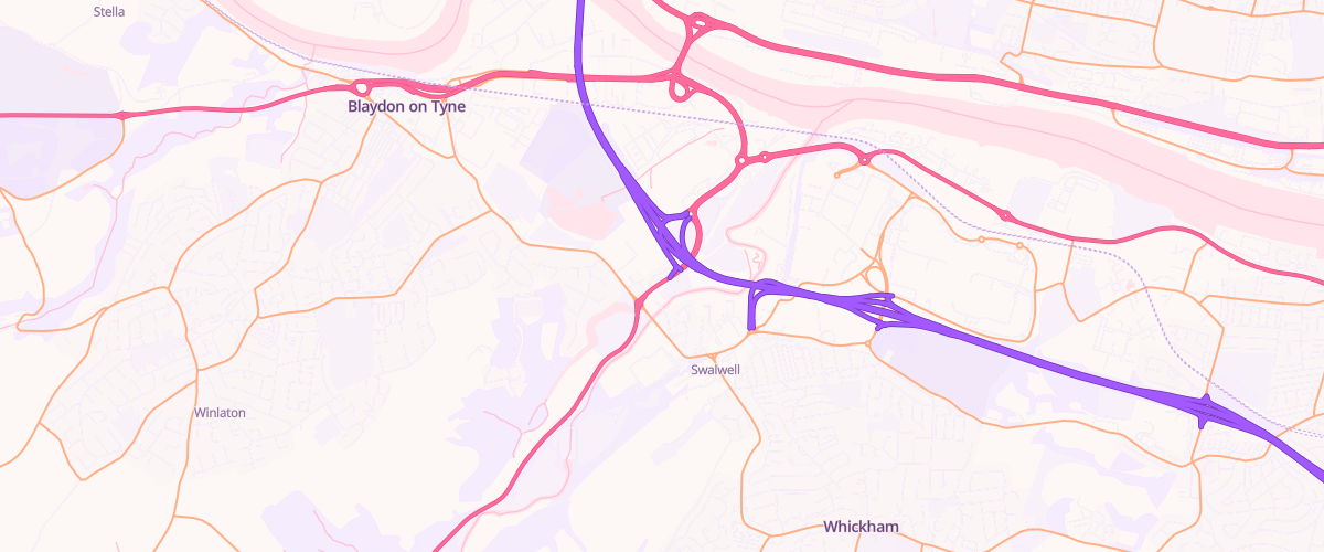 Map showing the location of Races Service Station