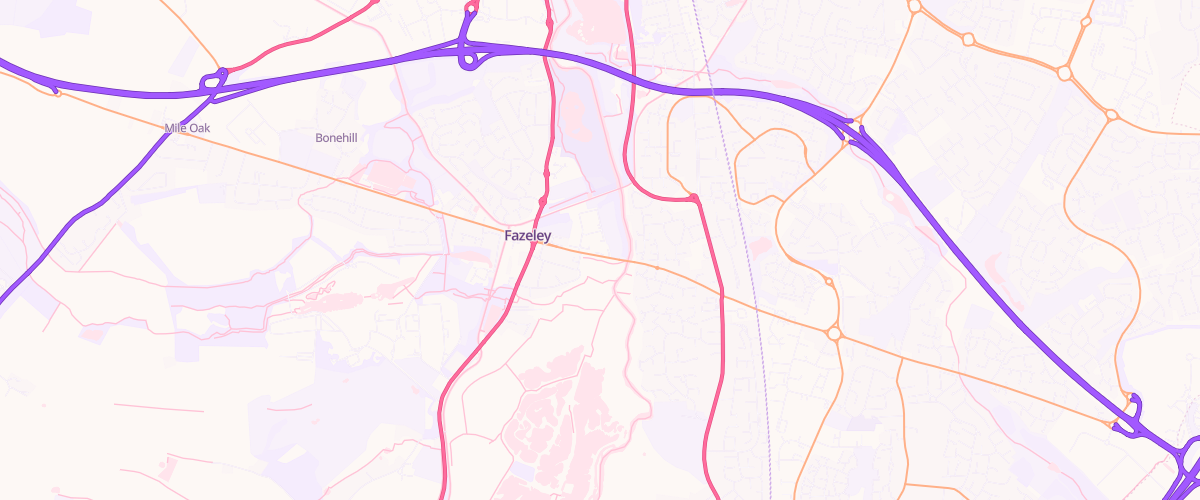 Map showing the location of Drayton Service Station