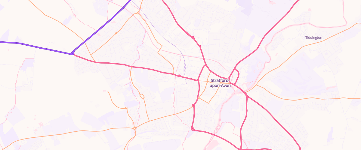 Map showing the location of Mfg Morrisons Stratford