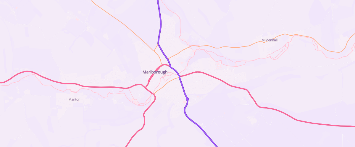 Map showing the location of Mfg Marlborough