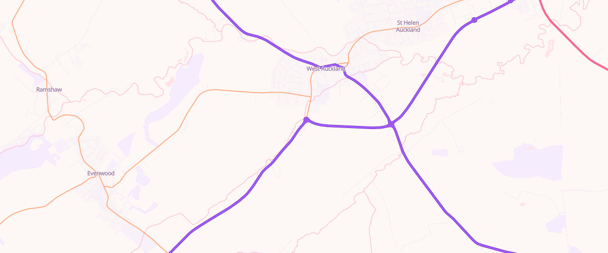 Map showing the location of Oakley Service Station Ltd