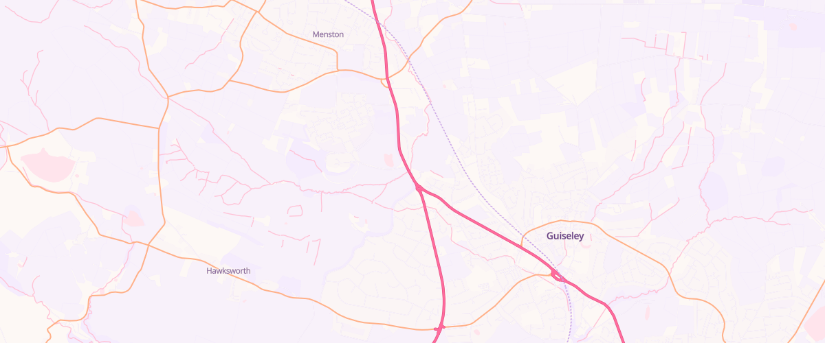 Map showing the location of Whitecross Service Station