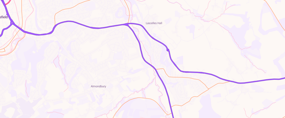 Map showing the location of Rontec Fenay Bridge