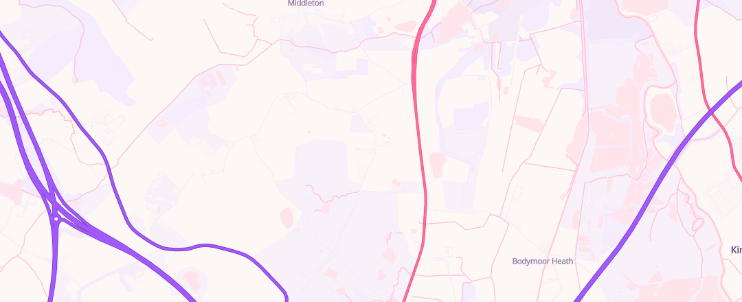 Map showing Rjb Repairs Limited, Tamworth